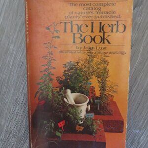 The Herb Book John Lust Vintage Paperback (B341)